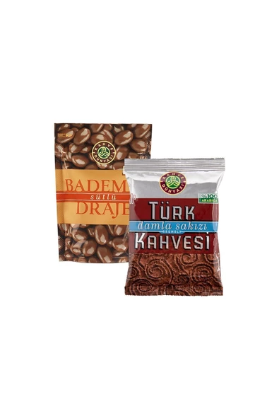 Kahve Dünyası Bademli Draje Ve Damla Sakızlı Türk Kahvesi ürün görseli 1