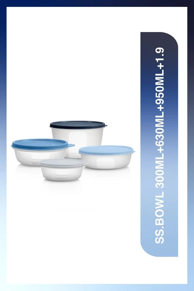 Saklama ve Servis Kabı Bowl Seti 2 Hava Geçirmez Pratik Çözüm ürün görseli 1