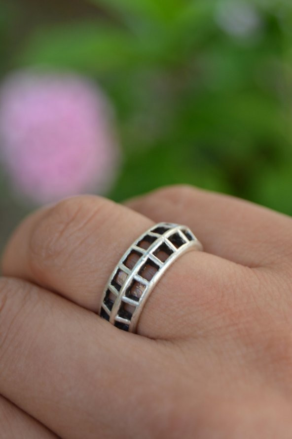 STONEAGE Antik Gümüş Bohem Unisex Ayarlanabilir Yüzük ürün görseli 1