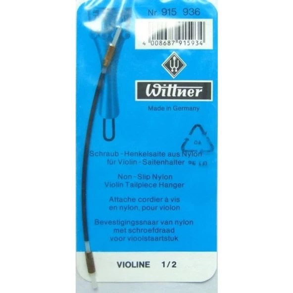 Wittner 2/4 Keman Kuyruk Bağı 915936 ürün görseli 1