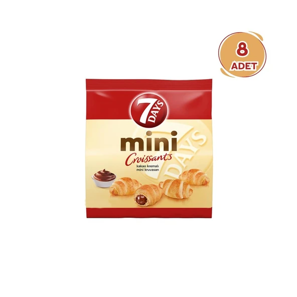 7 Days Kakao Kremalı Kruvasan 185 G - 8 Adet ürün görseli 1