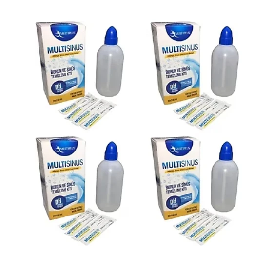 MultiSinüs Rinse Burun ve Sinüs Temizleme Kiti -4'lü Set ürün görseli 1