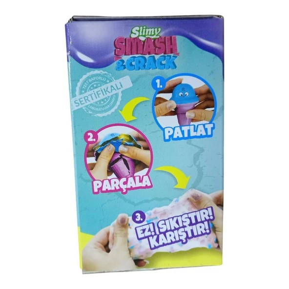 Slimy Patlat Pop-it 55 gr - Ananas Slime - Resim 3