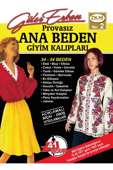 Güler Erkan Provasız Ana Beden Giyim Kalıpları No:2 ürün görseli 1