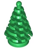 Lego 2435 Bitki Çam Ağacı Küçük 2x2x4 (Yeşil) (5 Adet) ürün görseli 1