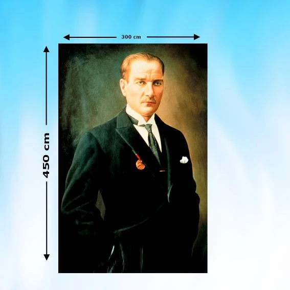 ATATÜRK RESMİ 450X300 cm ürün görseli 1