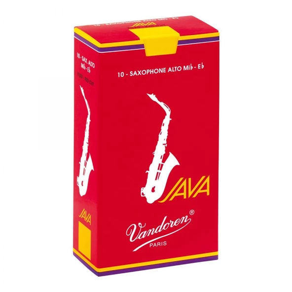 Vandoren SR262R Java Red Cut Alto Saksafon Kamışı (10Lu) No. 2 ürün görseli 1
