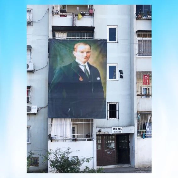 ATATÜRK RESMİ 450X300 cm - Resim 3