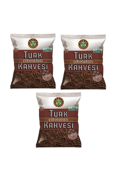 Kahve Dünyası Çikolatalı Türk Kahvesi 3 Adet 100gr ürün görseli 1