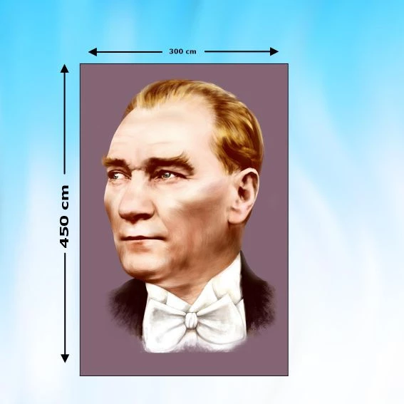 ATATÜRK RESMİ 450X300 cm ürün görseli 1