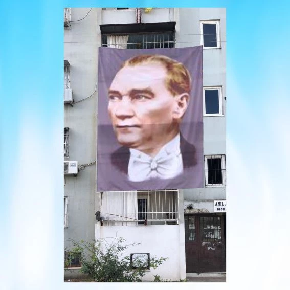 ATATÜRK RESMİ 450X300 cm - Resim 3