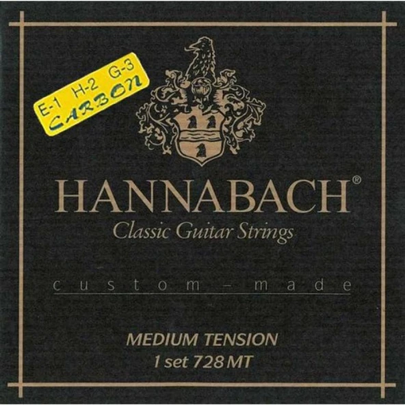 Hannabach 728MTC Custom Made Medium Tension Klasik Gitar Teli ürün görseli 1