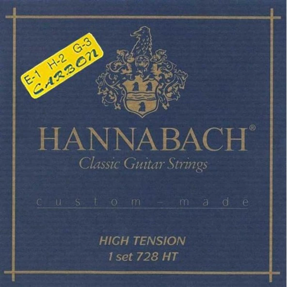 Hannabach 728HTC Custom Made High Tension Klasik Gitar Teli ürün görseli 1