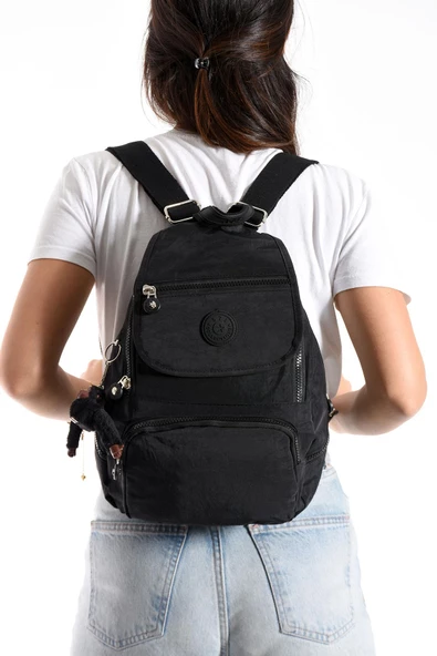 571 collections Ultra Hafif Çok Cepli Küçük Boy Sırt Çantası Unisex Siyah (Model: 571-4G) ürün görseli 1