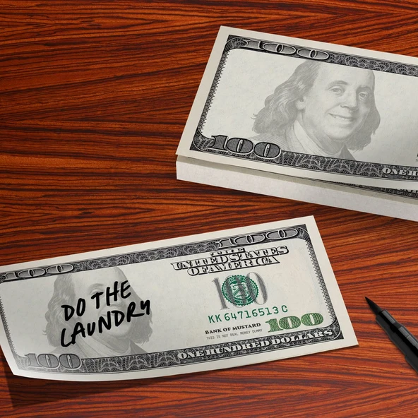 Mustard Cash Sticky Notes Not Kağıdı - Resim 4