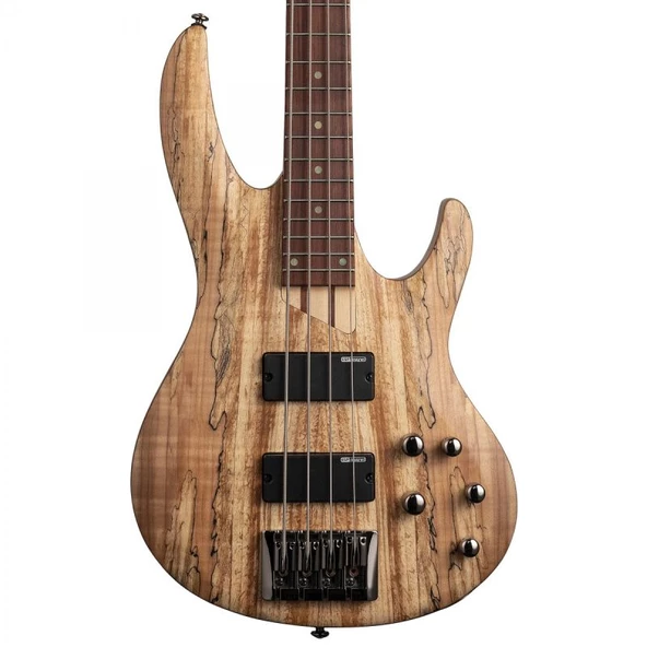 ESP LTD B-204 Spalted Maple Natural Bas Gitar ürün görseli 1