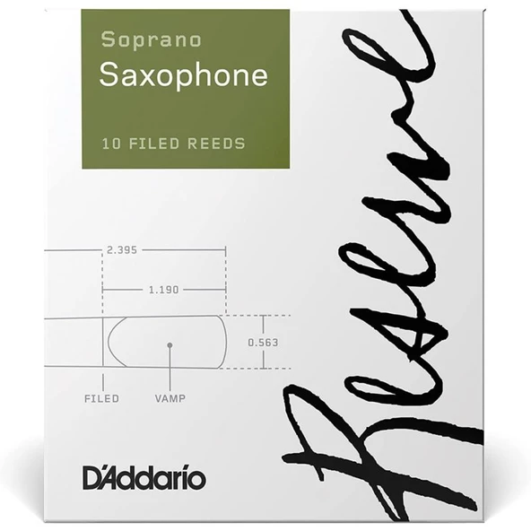 D\'Addario Woodwinds Reserve DIR1025 Soprano Saksafon Kamışı No: 2.5 ürün görseli 1