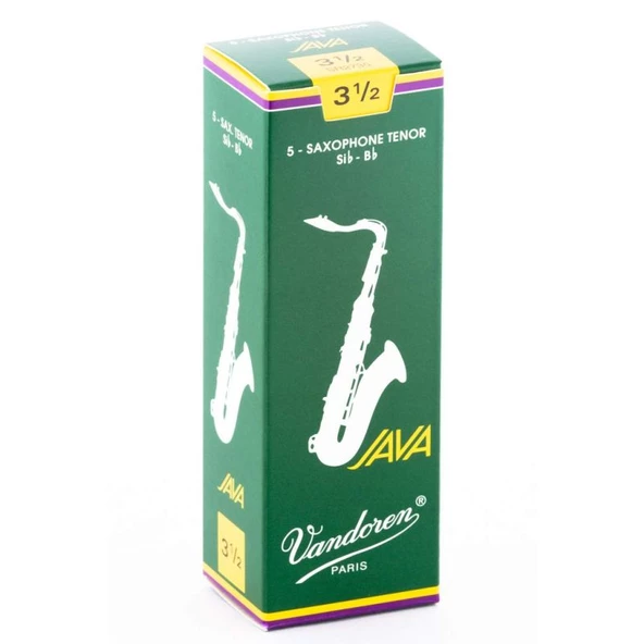 Vandoren SR2735 Java Tenor Sax Kamışı (5Lı) No.3.5 ürün görseli 1
