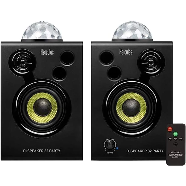 Hercules DJSpeaker 32 Party 15-Watt RMS monitor speakers ürün görseli 1