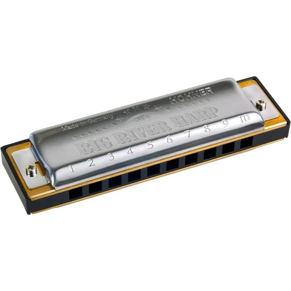 Hohner M590026X 590 Big River Harp Box Re Bemol Majör Mızıka ürün görseli 1