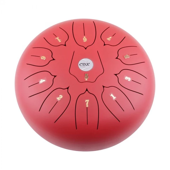 Cox Steel Tongue Drum (Kırmızı) ürün görseli 1