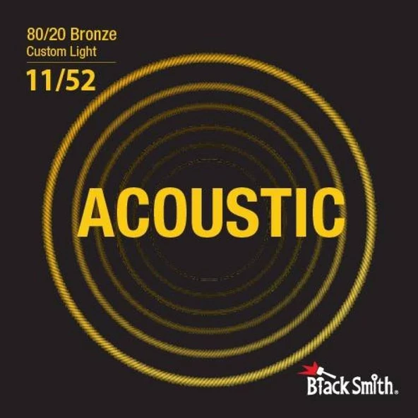 BlackSmith BR-1152 Custom Light Akustik Gitar Teli ürün görseli 1