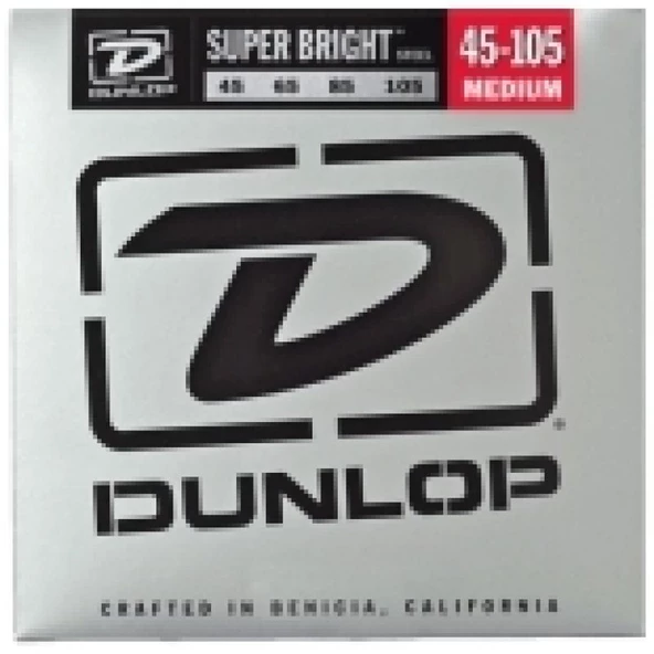 Jim Dunlop DBSBS45105 Super Bright 4 Telli Bas Gitar Teli (45-105) ürün görseli 1