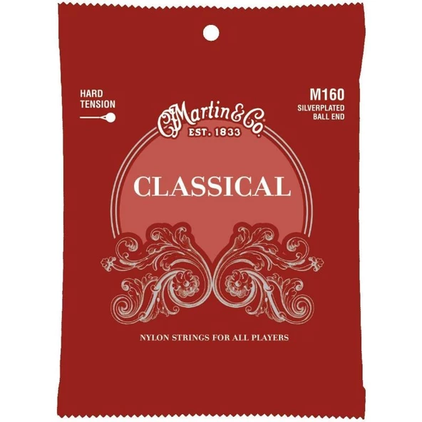 Martin M160 Silverplated Ball-End Klasik Gitar Teli ürün görseli 1