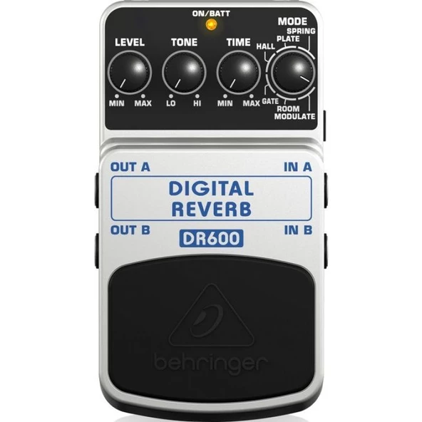 BEHRINGER DR600 Dijital Stereo Reverb Pedalı ürün görseli 1