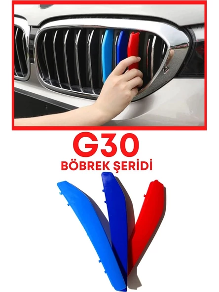 Bmw 5 Serisi G30 2018 Sonrası 3M Ön Panjur Böbrek Klips ürün görseli 1