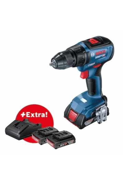 Bosch GSR 18V-50 3x2.0Ah Üç Akülü ürün görseli 1