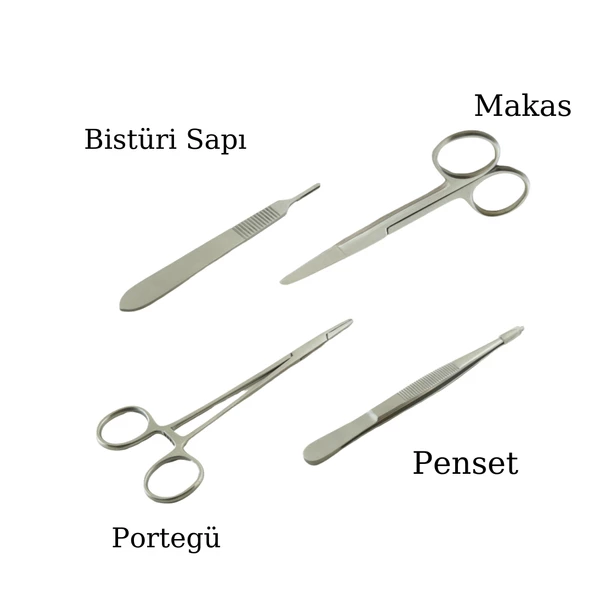 Dörtlü Cerrahi Set - PraticMed - Resim 3
