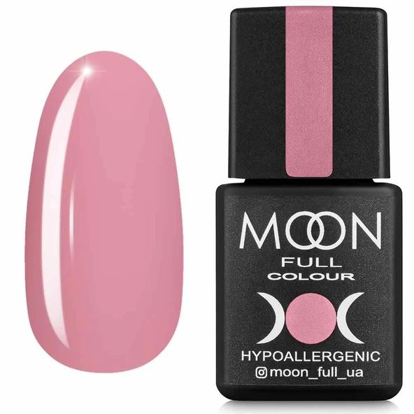 Moon Full Kalıcı Oje Yarı Şeffaf Nude Gül Kurusu No:17 ürün görseli 1