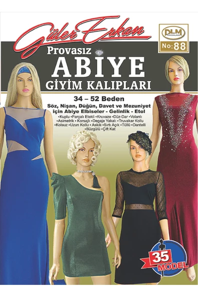 Güler Erkan Provasız Abiye Giyim Kalıpları No:88 ürün görseli 1