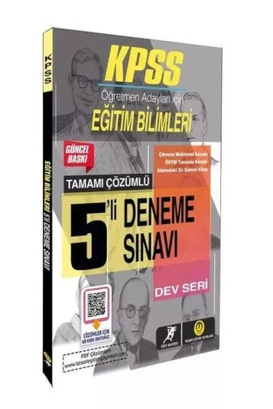 Tasarı 2024 KPSS Dev Kadro - Eğitim Bilimleri 5 Deneme ürün görseli 1