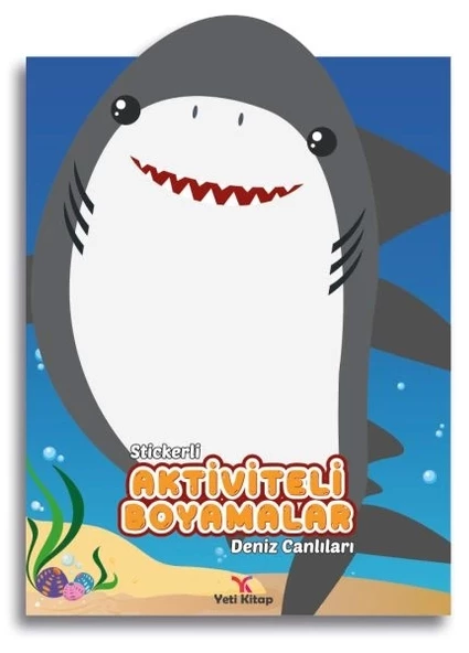 Stickerli Aktivite ve Boyamalar Deniz Canlıları ürün görseli 1