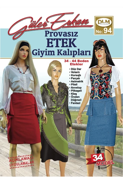Güler Erkan Provasız Etek Giyim Kalıpları No:94 ürün görseli 1