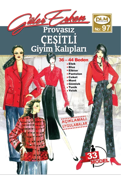 Güler Erkan Provasız Çeşitli Giyim Kalıpları No:97 ürün görseli 1