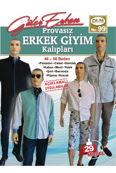 Güler Erkan Provasız Erkek Giyim Kalıpları No:99 ürün görseli 1