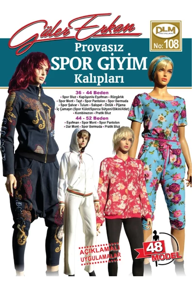 Güler Erkan Provasız Spor Giyim Kalıpları No:108 ürün görseli 1