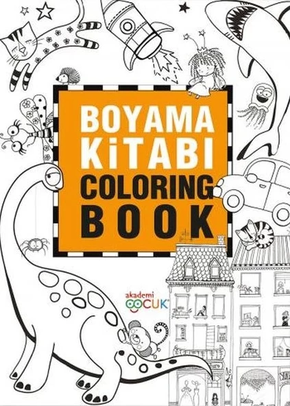 Boyama Kitabı - Coloring Book - 24X33,5 cm ürün görseli 1