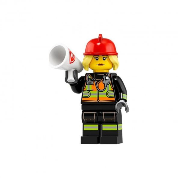 Lego Minifigür - Seri 19 - 71025 - Fire Fighter ürün görseli 1