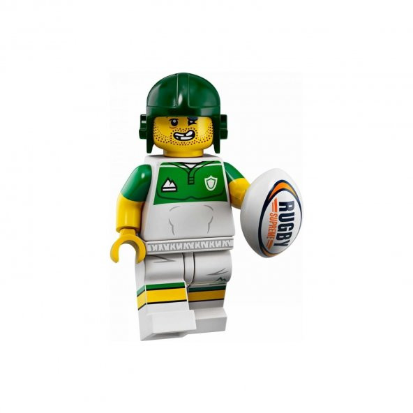 Lego Minifigür - Seri 19 - 71025 - Rugby Player ürün görseli 1