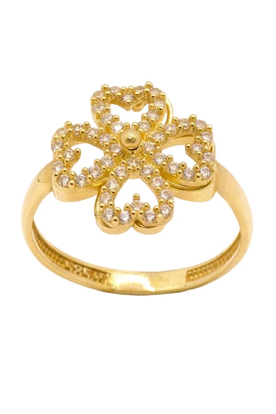 Cigold Taşlı Yüzük 14 Ayar Altın 2,90 Gr OA-K21701028802 ürün görseli 1