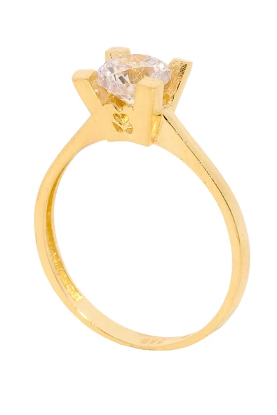 Cigold Tektaş Yüzük 14 Ayar Altın 2,05 Gr OA-K21401028831 ürün görseli 1