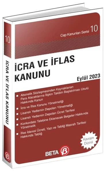 Cep 10 - İcra ve İflas Kanunu ürün görseli 1
