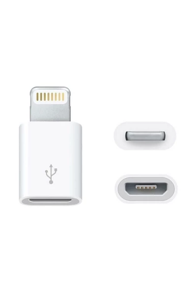 TEKSTİLCİM Micro Usb Den Lightning Iphone Uyumlu Dönüştürücü Otg Çevirici ürün görseli 1
