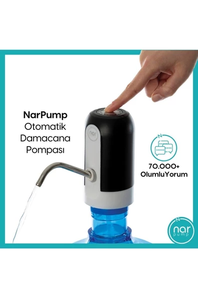OMAC Kopya - Hızlı Ve Sessiz Damacana Pompası, Usb Şarjlı Ve Otomatik, Dakikada 1.7 Litre Su Çıkışı ürün görseli 1