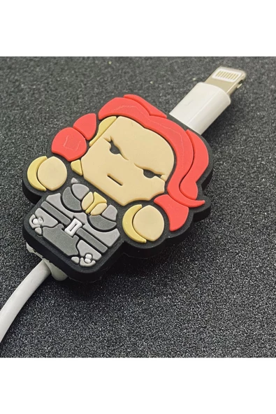 OMAC Marvel Star Wars Dc Comics Hero Kablo Koruyucu Iphone Samsung Huawei Xiaomi Için Uygun ürün görseli 1
