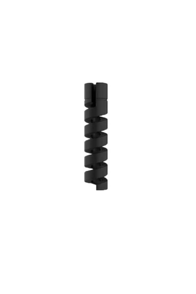 THREESTEP Micro USB - Type C - iPhone lightning Kablo Spiral Kablo Koruyucu Siyah 1 ADET ürün görseli 1